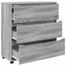 vidaXL Tárolószekrény Szürke Sonoma 80 x 31 x 81 cm Faanyag