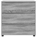 vidaXL Tárolószekrény Szürke Sonoma 80 x 31 x 81 cm Faanyag