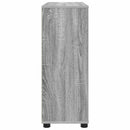 vidaXL Tárolószekrény Szürke Sonoma 80 x 31 x 81 cm Faanyag