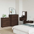 vidaXL Tárolószekrény Barna Tölgy 80 x 31 x 81 cm Faanyag