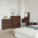 vidaXL Tárolószekrény Barna Tölgy 80 x 31 x 81 cm Faanyag