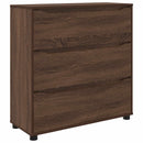 vidaXL Tárolószekrény Barna Tölgy 80 x 31 x 81 cm Faanyag