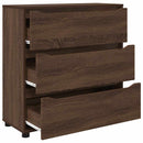 vidaXL Tárolószekrény Barna Tölgy 80 x 31 x 81 cm Faanyag