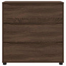 vidaXL Tárolószekrény Barna Tölgy 80 x 31 x 81 cm Faanyag