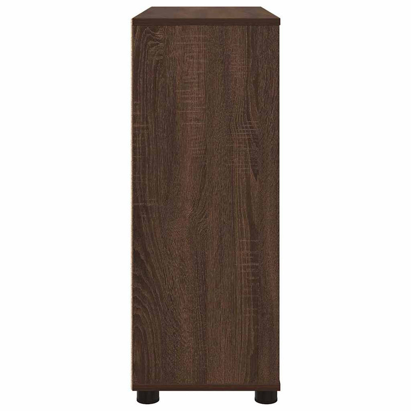 vidaXL Tárolószekrény Barna Tölgy 80 x 31 x 81 cm Faanyag