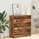 vidaXL Tárolószekrény Öreg fa 80 x 31 x 81 cm Faanyag