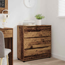 vidaXL Tárolószekrény Öreg fa 80 x 31 x 81 cm Faanyag