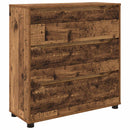 vidaXL Tárolószekrény Öreg fa 80 x 31 x 81 cm Faanyag