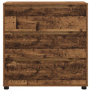 vidaXL Tárolószekrény Öreg fa 80 x 31 x 81 cm Faanyag