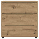 vidaXL Tárolószekrény Artisan tölgy 80 x 31 x 81 cm Faanyag
