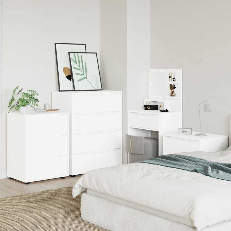 vidaXL Tárolószekrény Fehér 60 x 48 x 81 cm Faanyag