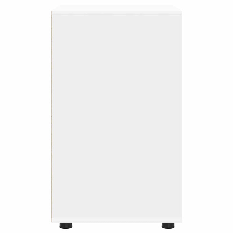 vidaXL Tárolószekrény Fehér 60 x 48 x 81 cm Faanyag