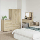 vidaXL Tárolószekrény Sonoma tölgy 60 x 48 x 81 cm Faanyag