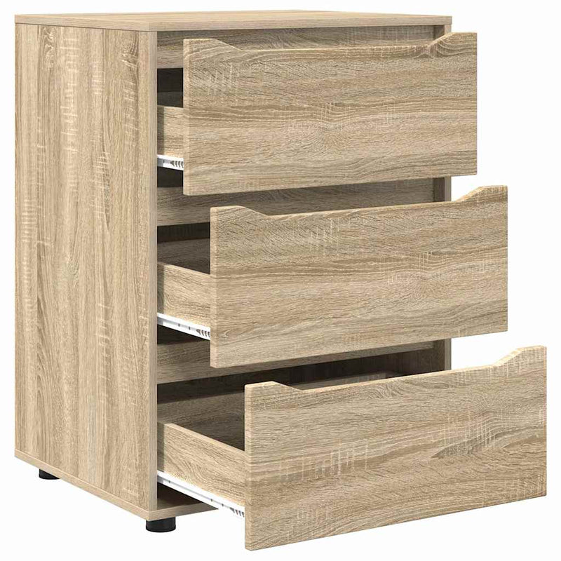 vidaXL Tárolószekrény Sonoma tölgy 60 x 48 x 81 cm Faanyag