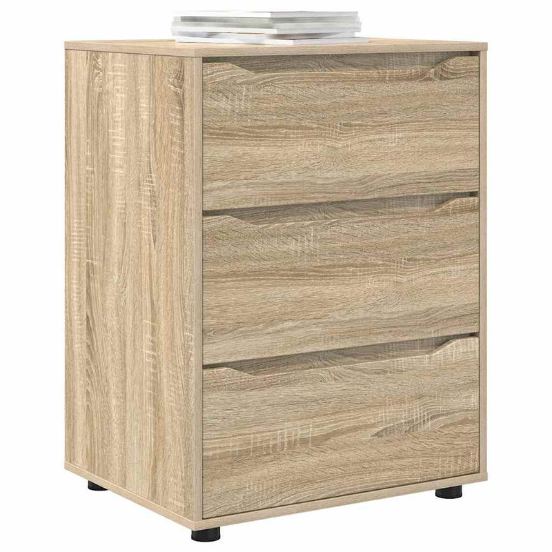 vidaXL Tárolószekrény Sonoma tölgy 60 x 48 x 81 cm Faanyag