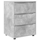 vidaXL Tárolószekrény Beton Szürke 60 x 48 x 81 cm Faanyag