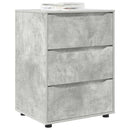 vidaXL Tárolószekrény Beton Szürke 60 x 48 x 81 cm Faanyag