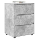 vidaXL Tárolószekrény Beton Szürke 60 x 48 x 81 cm Faanyag