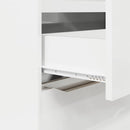vidaXL Tárolószekrény Magas Fényű Fehér 60 x 48 x 81 cm Faanyag