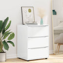 vidaXL Tárolószekrény Magas Fényű Fehér 60 x 48 x 81 cm Faanyag