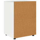 vidaXL Tárolószekrény Magas Fényű Fehér 60 x 48 x 81 cm Faanyag