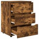 vidaXL Tárolószekrény Füstölt tölgy 60 x 48 x 81 cm Faanyag