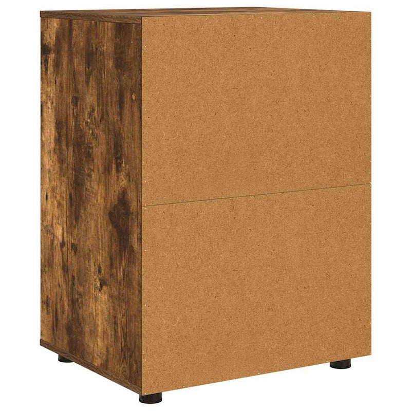 vidaXL Tárolószekrény Füstölt tölgy 60 x 48 x 81 cm Faanyag