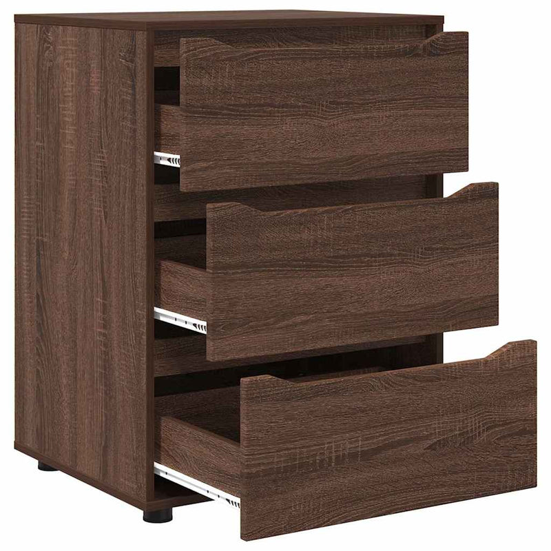 vidaXL Tárolószekrény Barna Tölgy 60 x 48 x 81 cm Faanyag