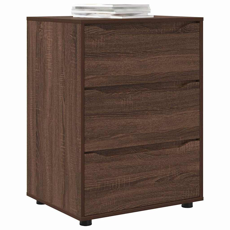 vidaXL Tárolószekrény Barna Tölgy 60 x 48 x 81 cm Faanyag