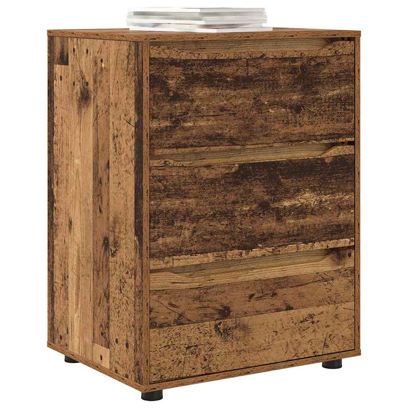 vidaXL Tárolószekrény Öreg fa 60 x 48 x 81 cm Faanyag