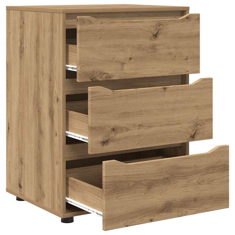 vidaXL Tárolószekrény Artisan tölgy 60 x 48 x 81 cm Faanyag