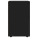 vidaXL Tárolószekrény Fekete 40 x 48 x 81 cm Faanyag