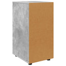 vidaXL Tárolószekrény Beton Szürke 40 x 48 x 81 cm Faanyag