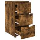 vidaXL Tárolószekrény Füstölt tölgy 40 x 48 x 81 cm Faanyag