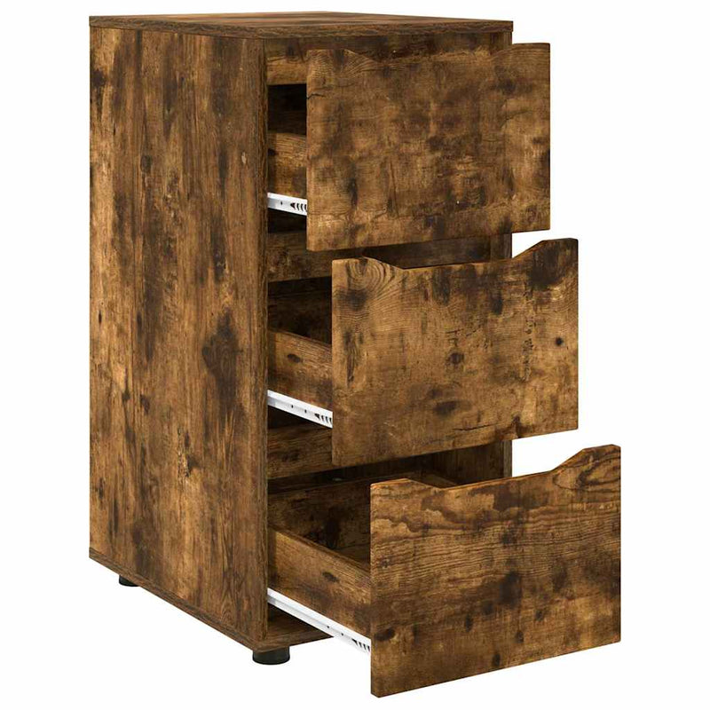 vidaXL Tárolószekrény Füstölt tölgy 40 x 48 x 81 cm Faanyag