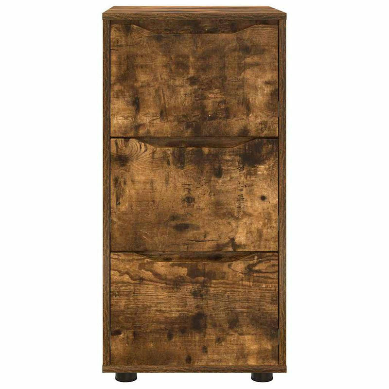 vidaXL Tárolószekrény Füstölt tölgy 40 x 48 x 81 cm Faanyag