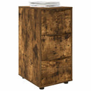 vidaXL Tárolószekrény Füstölt tölgy 40 x 48 x 81 cm Faanyag