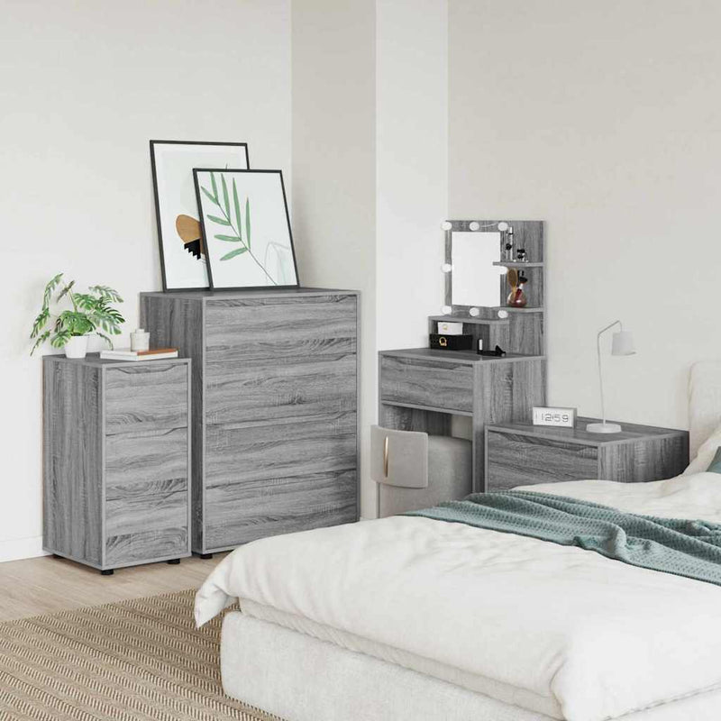 vidaXL Tárolószekrény Szürke Sonoma 40 x 48 x 81 cm Faanyag