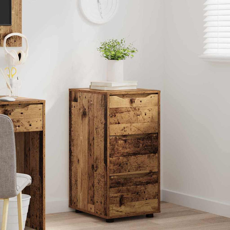 vidaXL Tárolószekrény Öreg fa 40 x 48 x 81 cm Faanyag