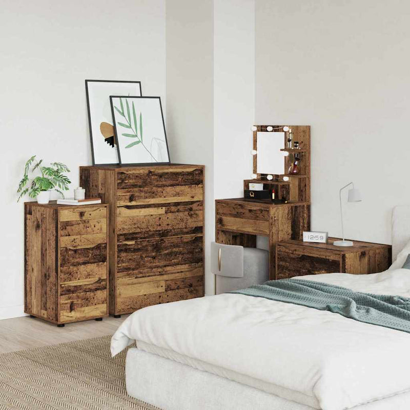 vidaXL Tárolószekrény Öreg fa 40 x 48 x 81 cm Faanyag