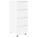 vidaXL Tárolószekrény Fehér 40 x 48 x 105 cm Faanyag