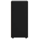 vidaXL Tárolószekrény Fekete 40 x 48 x 105 cm Faanyag