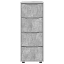 vidaXL Tárolószekrény Beton Szürke 40 x 48 x 105 cm Faanyag