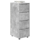 vidaXL Tárolószekrény Beton Szürke 40 x 48 x 105 cm Faanyag