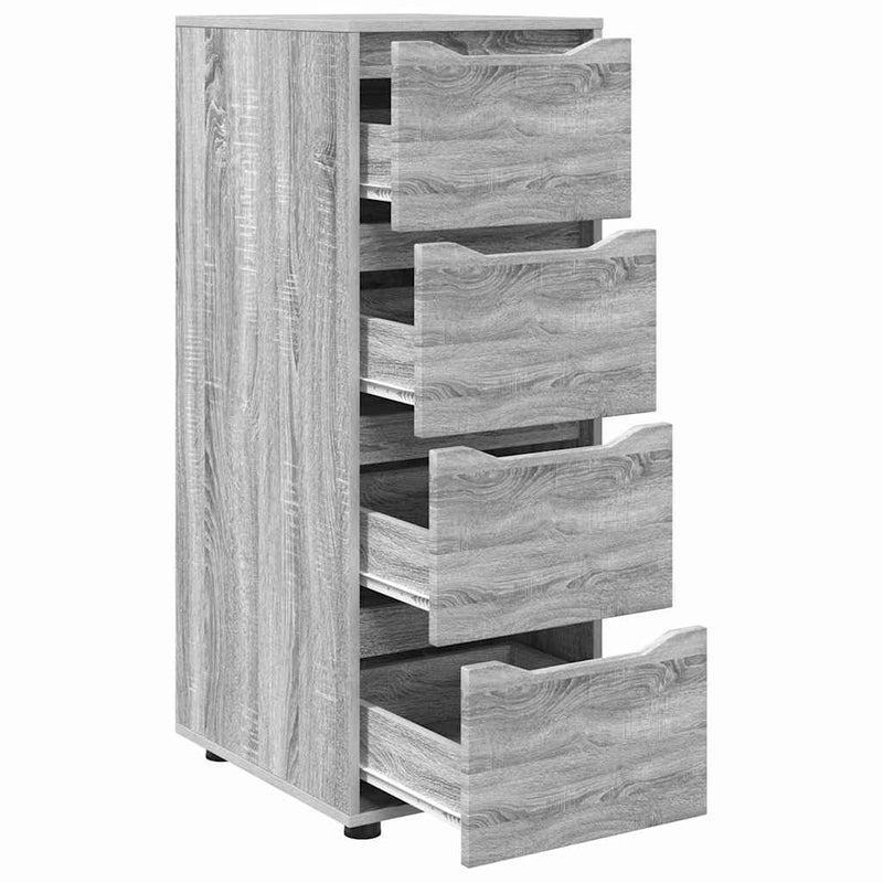 vidaXL Tárolószekrény Szürke Sonoma 40 x 48 x 105 cm Faanyag