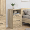 vidaXL Éjjeliszekrények 2 pcs Sonoma tölgy 40 x 30 x 467 cm Faanyag