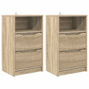 vidaXL Éjjeliszekrények 2 pcs Sonoma tölgy 40 x 30 x 467 cm Faanyag