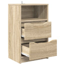 vidaXL Éjjeliszekrények 2 pcs Sonoma tölgy 40 x 30 x 467 cm Faanyag