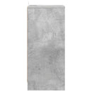 vidaXL Éjjeli asztal fiókkal Beton Szürke 40 x 30 x 467 cm Faanyag
