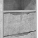 vidaXL Éjjeliszekrények 2 pcs Beton Szürke 40 x 30 x 467 cm Faanyag